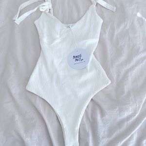 Princess Polly Clove Tie Up Bodysuit